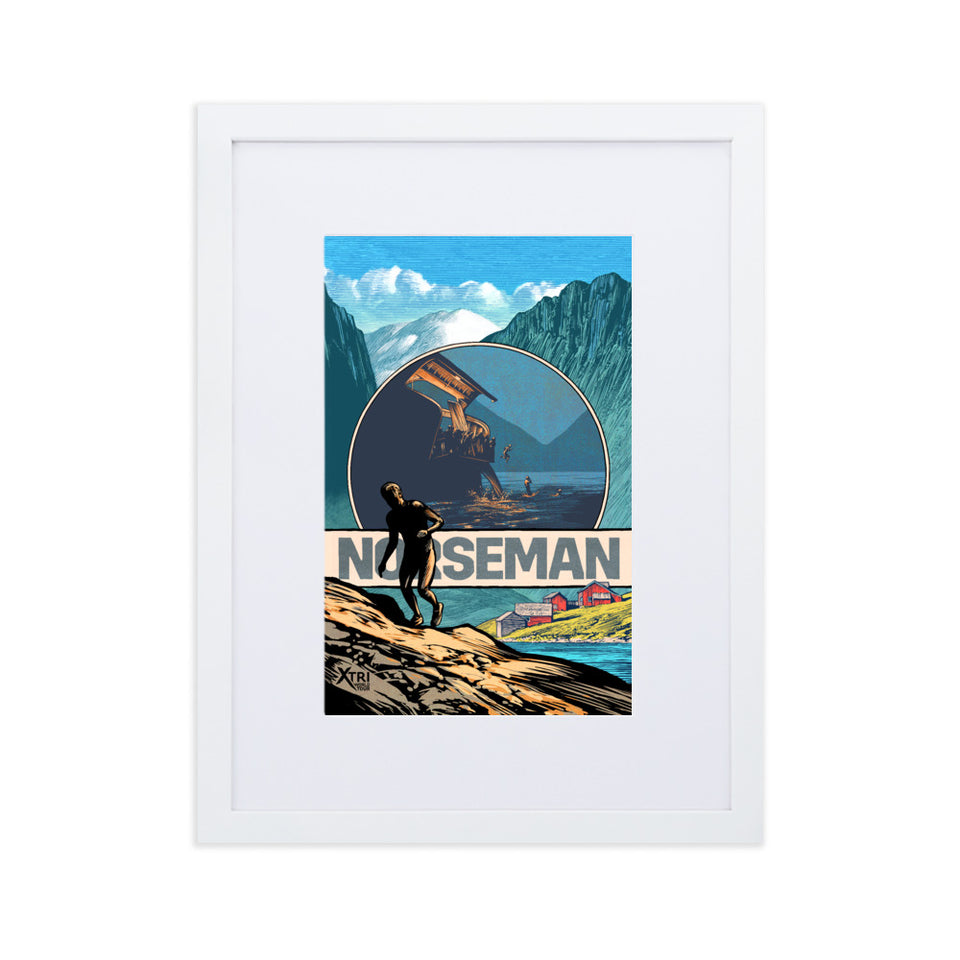 NORSEMAN Framed Poster with backing board