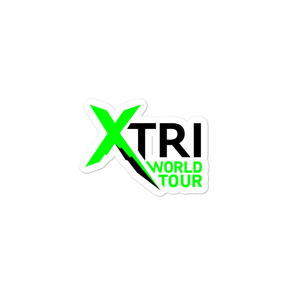 XTRI World Tour Bubble-free stickers