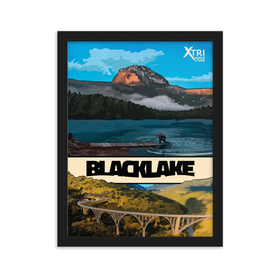 Blacklake Framed Poster