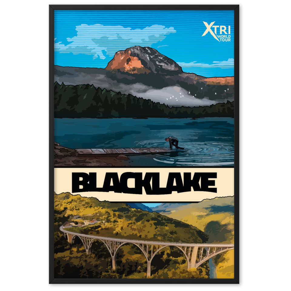 Blacklake Framed Poster